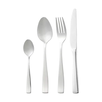 Freja cutlery set stainless steel - 24 pieces - Dorre
