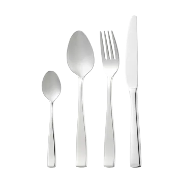 Freja cutlery set stainless steel - 48 pieces - Dorre