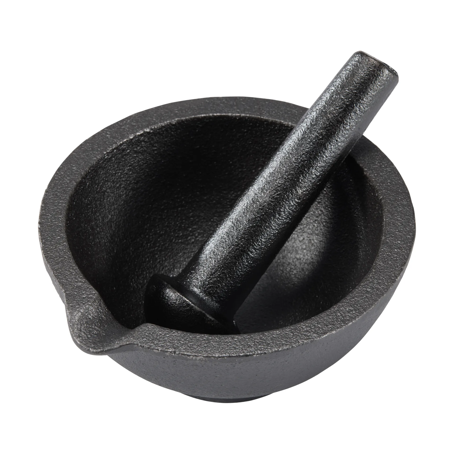 Gilly cast iron mortar, Black, 13x13x6.3 cm Dorre