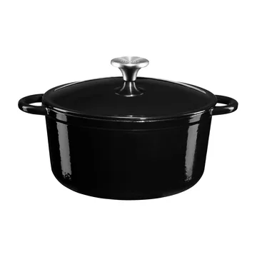Gretl casserole dish emalj 4 L - Black - Dorre