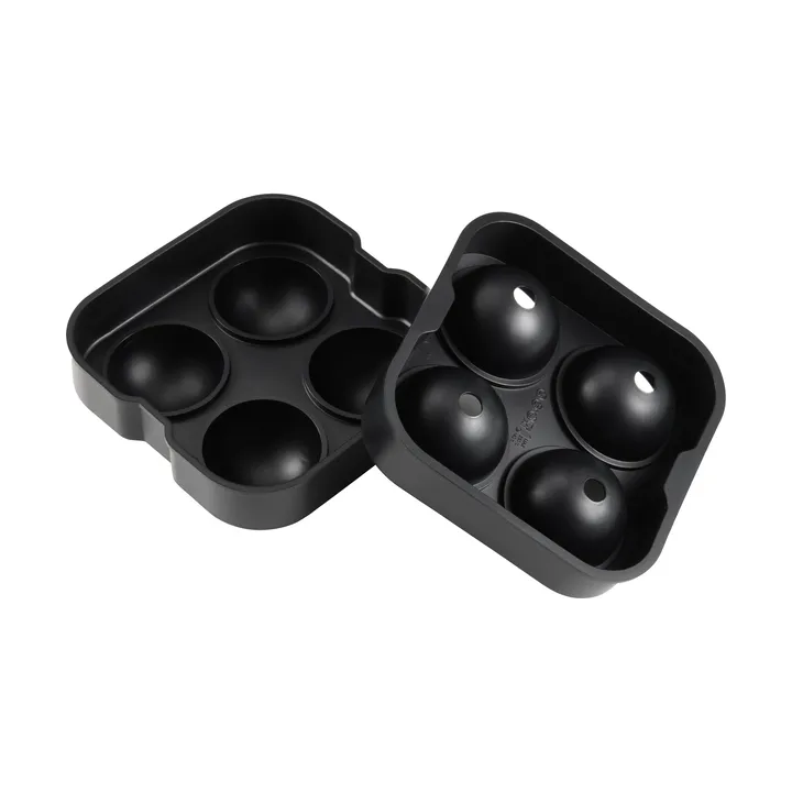 Isha round ice cubes 4 pcs - Black - Dorre