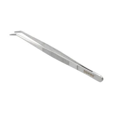 Maci food tweezers - Stainless-steel curved utensil 16 cm - Dorre