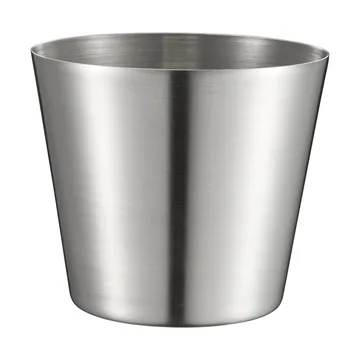 Peg fries/serving cup - Stainless steel, 4-pack, Ø9.5 cm - Dorre