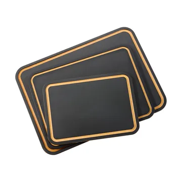 Sami chopping board pressed wood fiber - Black, 29.8x21.5 cm - Dorre