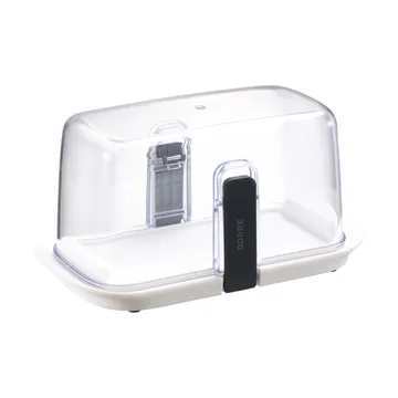 Sanny butter dish, airtight - Plastic, 19.3x9.5x9.4 cm - Dorre