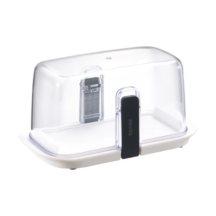 Sanny butter dish, airtight - Plastic, 19.3x9.5x9.4 cm - Dorre