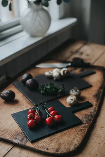 Selda serving and chopping board - Grey wood fibre, 45x24 cm - Dorre
