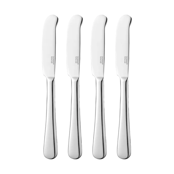 Sheli butter knife - Stainless steel, 4-pack, 16.2 cm - Dorre
