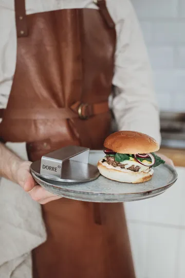 Smera burger press Ø13 cm - Stainless steel - Dorre