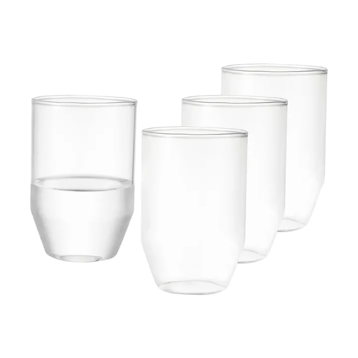 Sunnanö drinking glass 22 cl 4-pack - Clear - Dorre