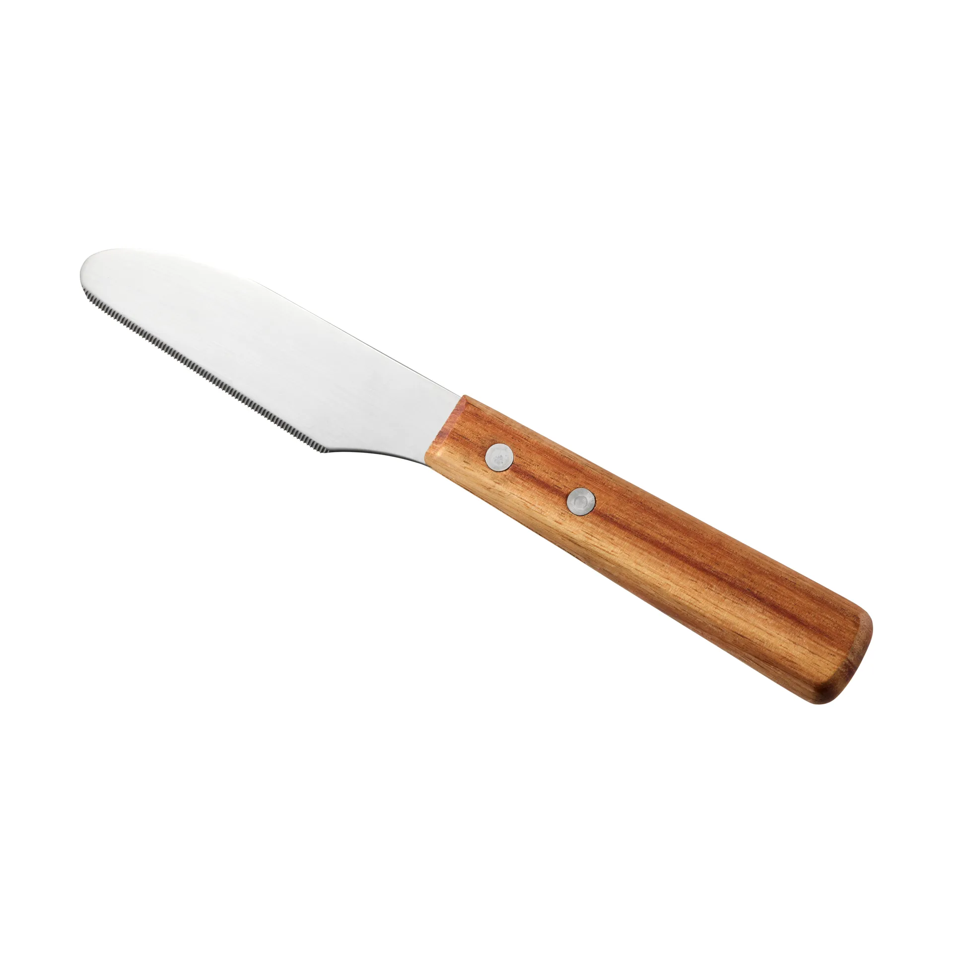 Sylvia butter knife, Stainless steel, wooden handle, 22 cm Dorre