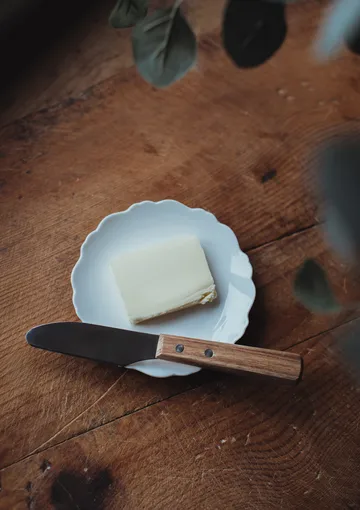 Sylvia butter knife - Stainless steel, wooden handle, 22 cm - Dorre