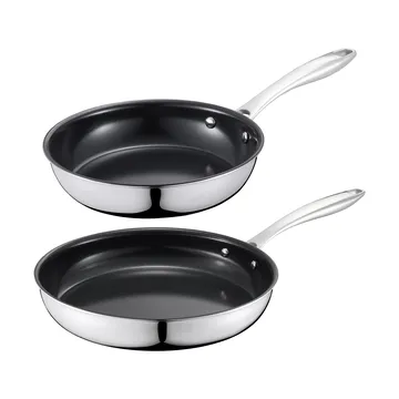 Trivence frying pan set - Ceramic coating, 3-ply, 2 pieces - Dorre