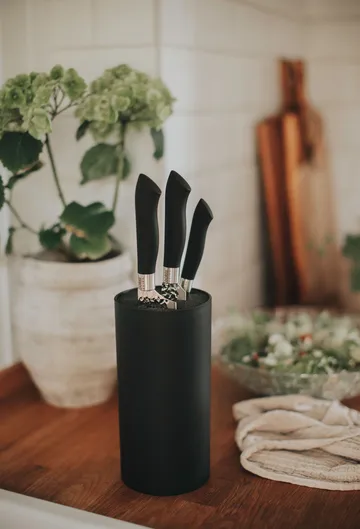 Universal knife block 23 cm - Black - Dorre