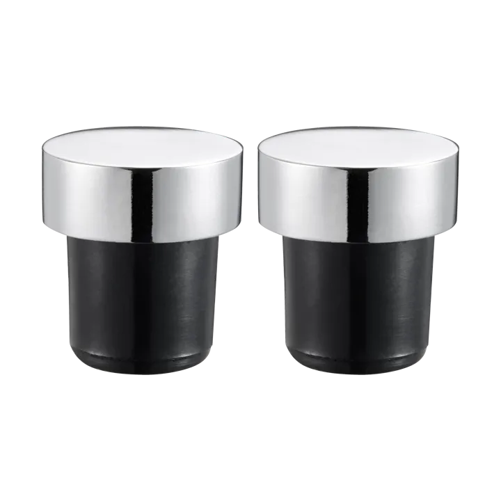 Valli wine stopper 2-pack 3 cm - Chrome - Dorre