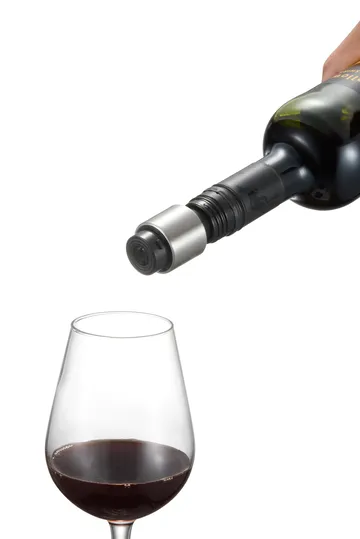 Verne wine aerator & wine stopper - Black - Dorre