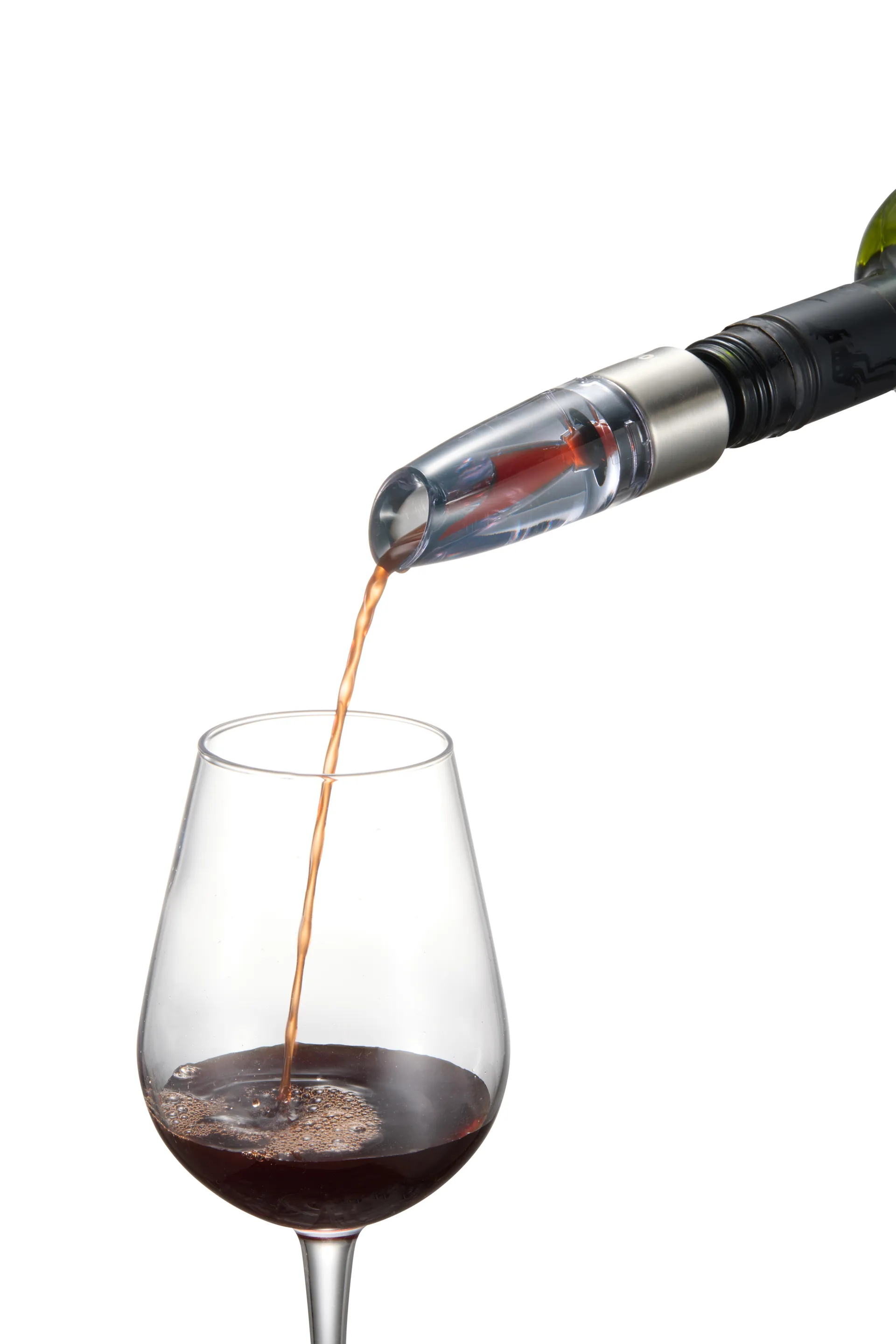 Verne wine aerator & wine stopper, Black Dorre