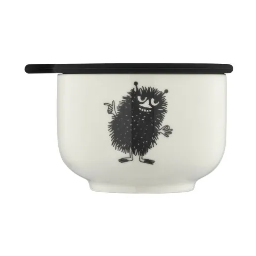 Moomin bowl with lid Ø7 cm - White - Dsignhouse x Moomin