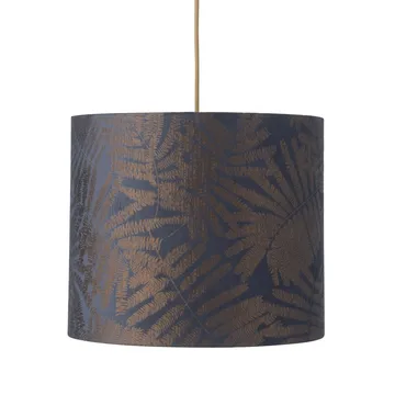 Fern leaves lamp shade Ø 35 cm - blue - EBB & FLOW