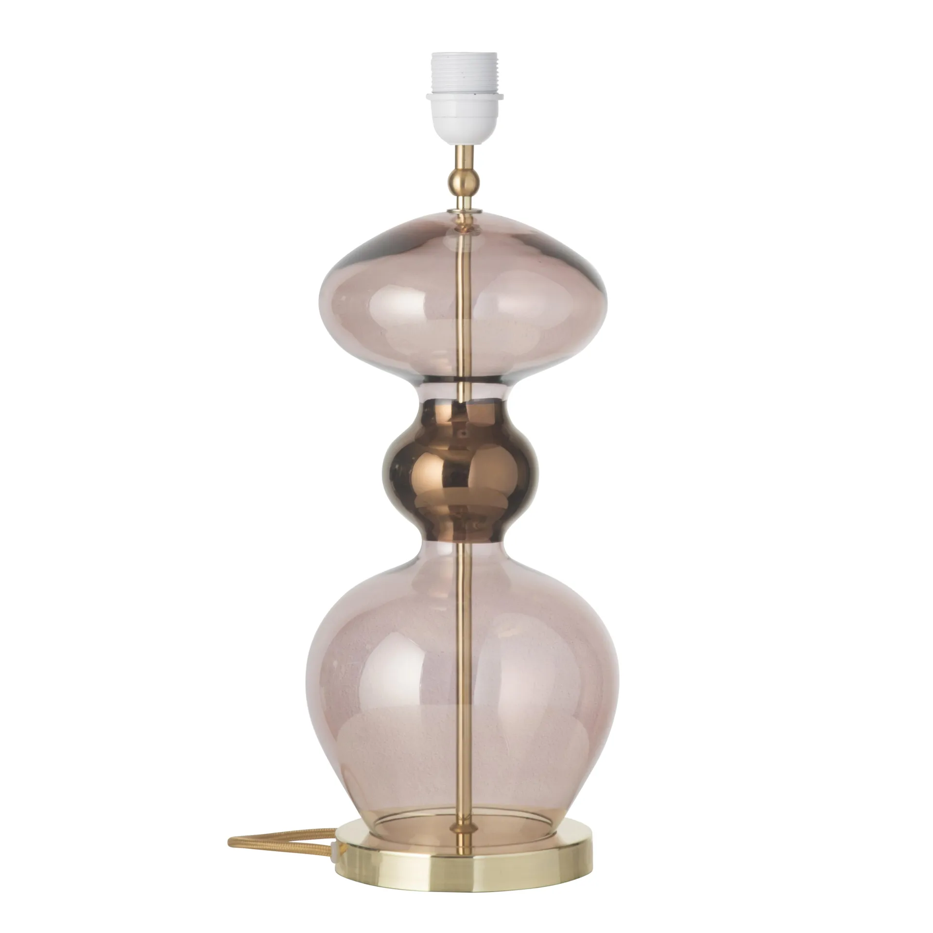 Futura lamp base, obsidian EBB & FLOW