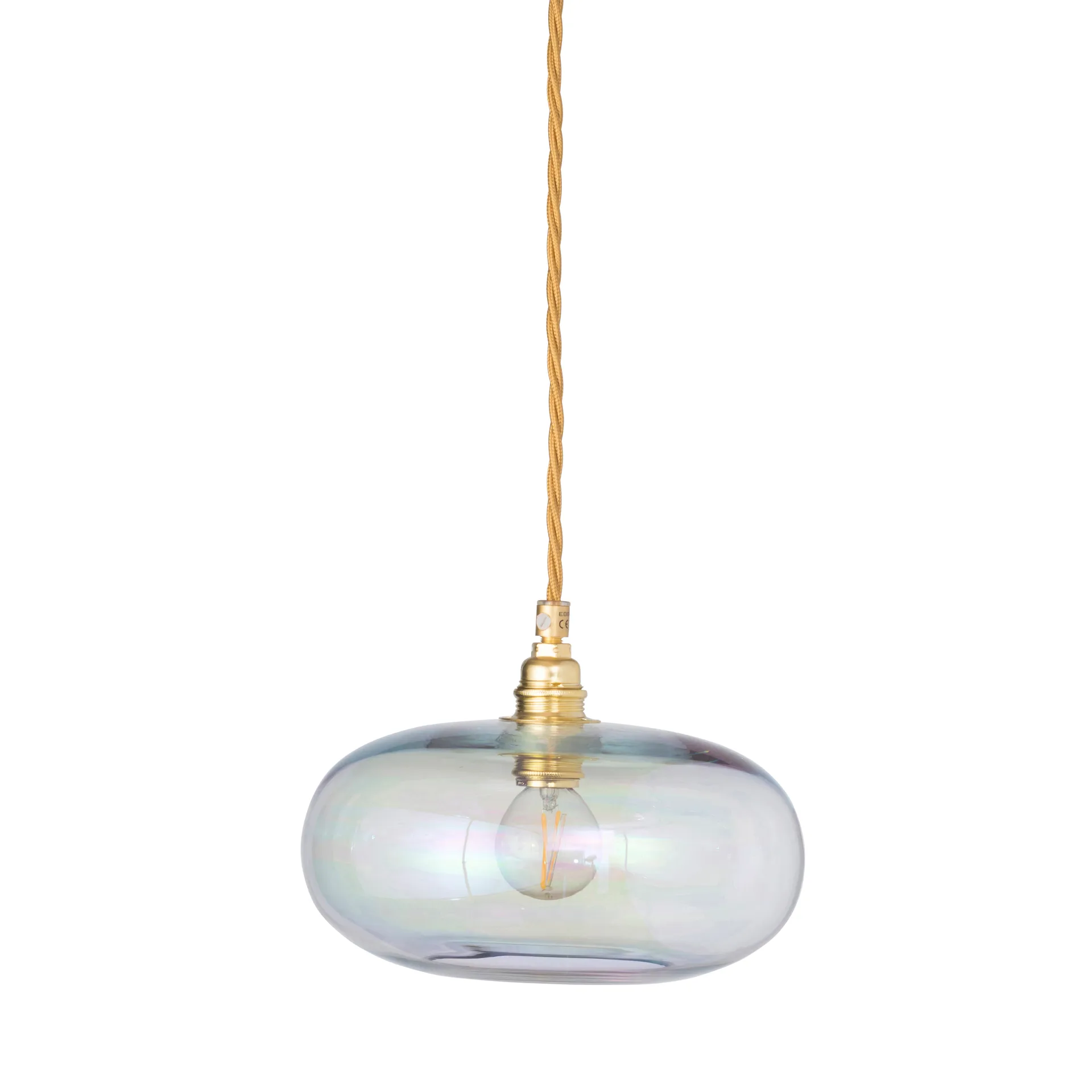 Horizon ceiling lamp Ø 21 cm, chameleon-gold EBB & FLOW