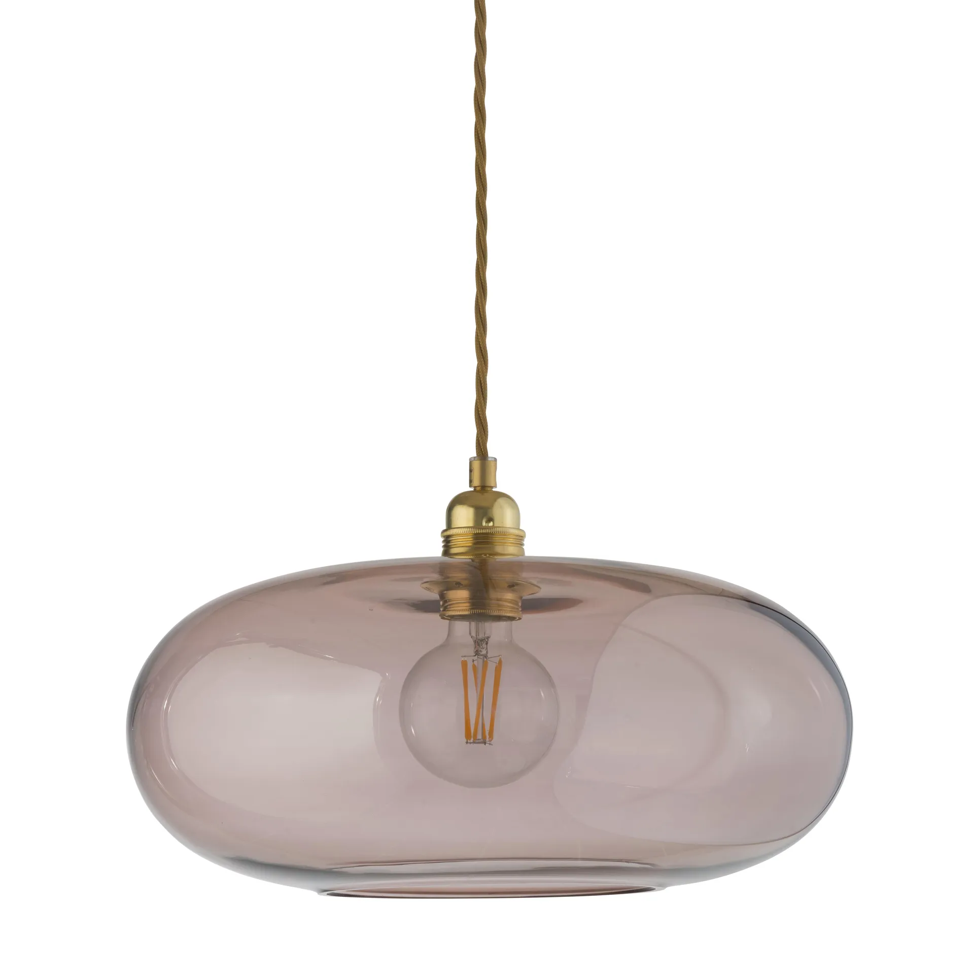 Horizon ceiling lamp Ø 36 cm, obsidian EBB & FLOW