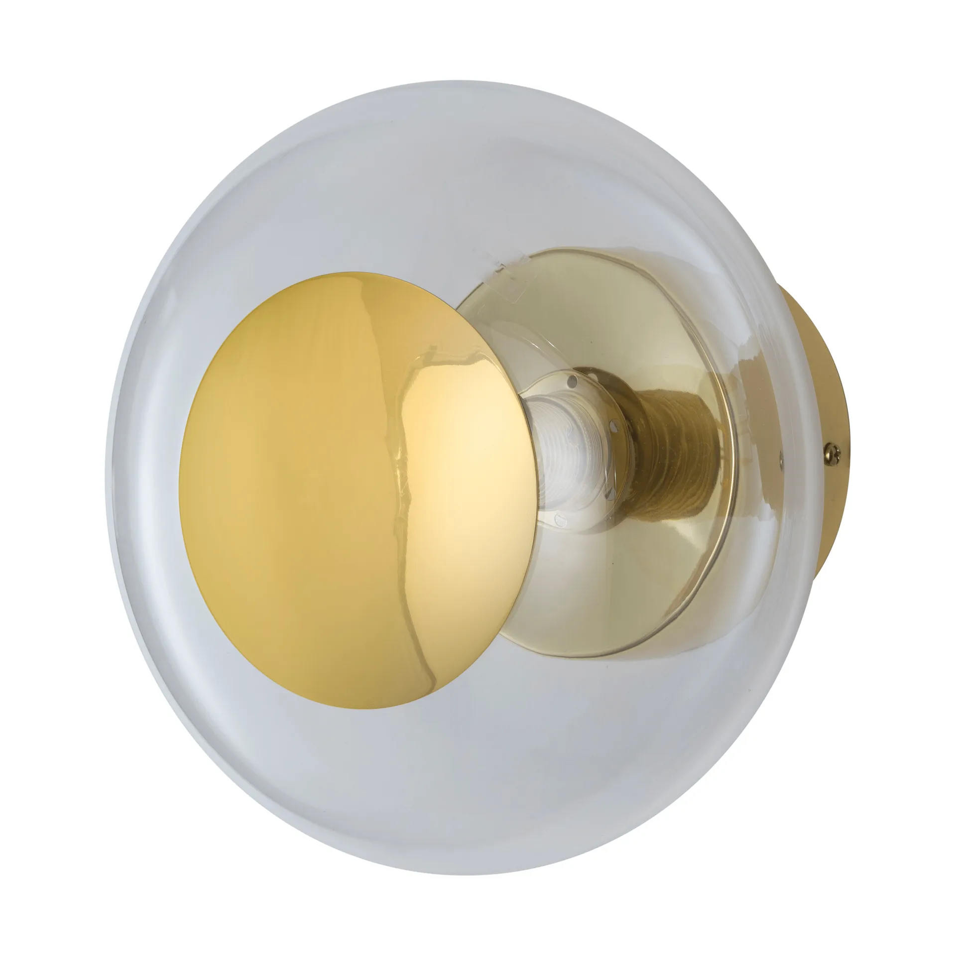 Horizon surface wall lamp, Clear, Ø25 cm EBB & FLOW