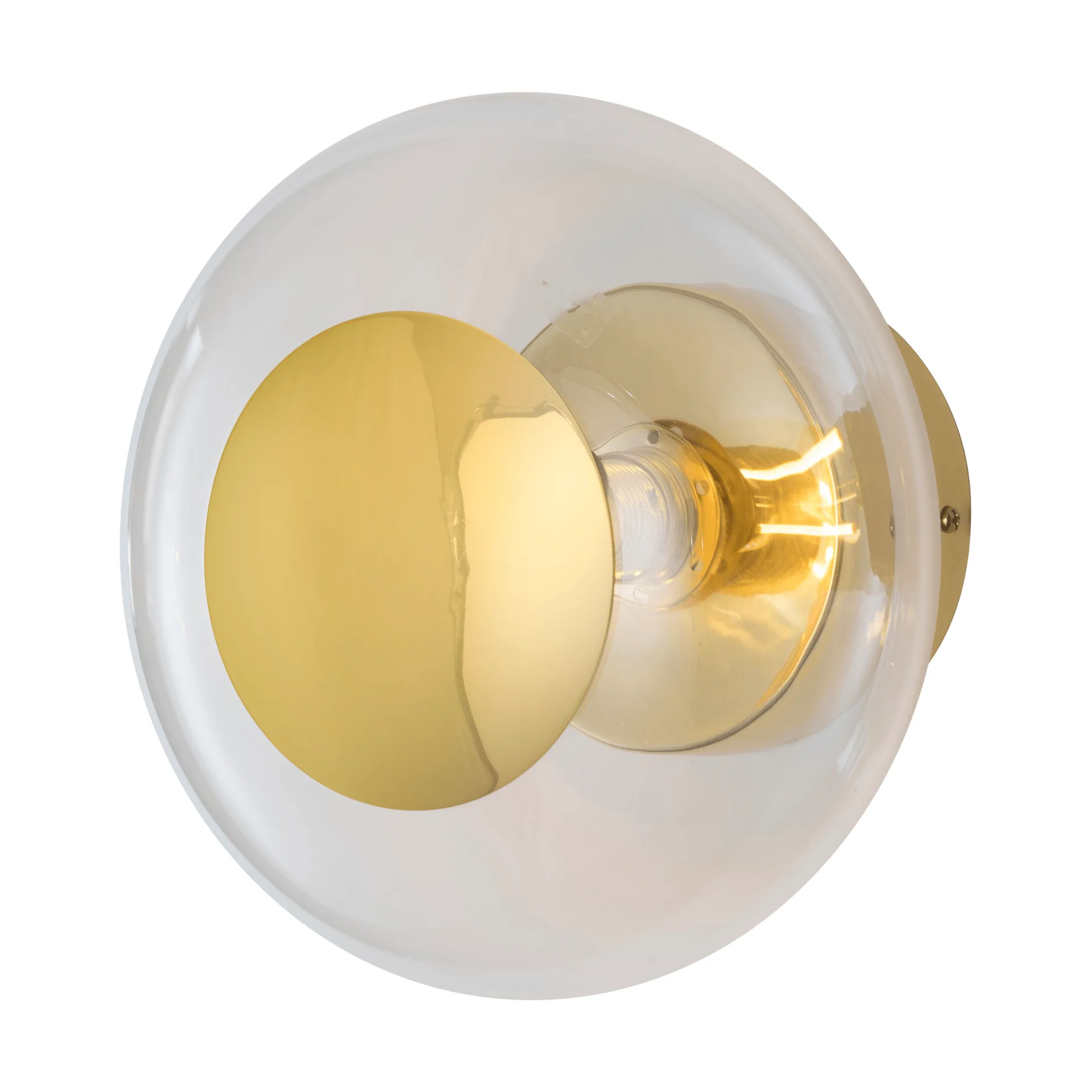 Horizon surface wall lamp, Clear, Ø25 cm EBB & FLOW