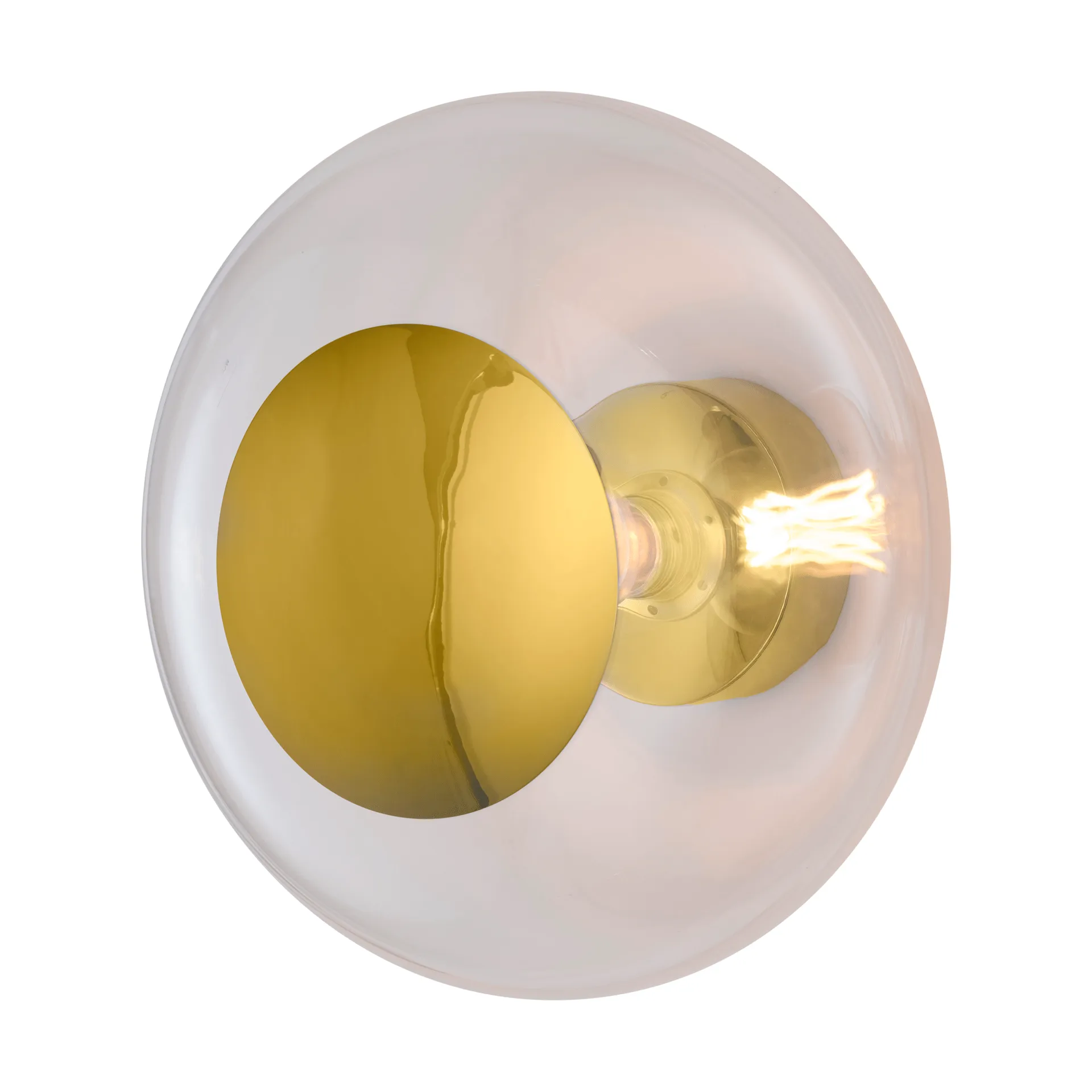 Horizon surface wall lamp, Clear, Ø36 cm EBB & FLOW