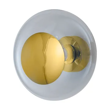 Horizon surface wall lamp - Clear-shiny gold, Ø29 cm - EBB & FLOW