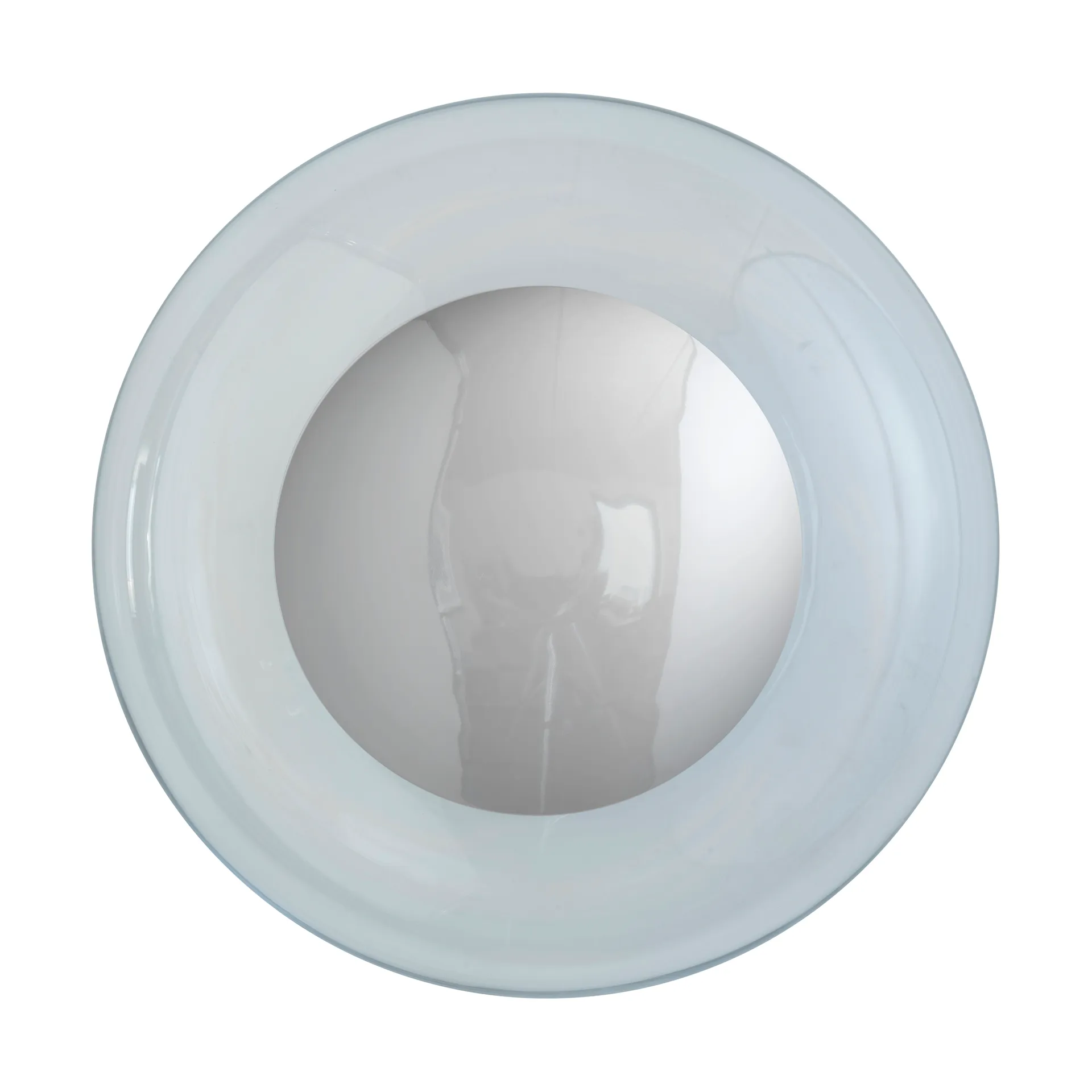 Horizon surface wall lamp, Clear-silver, Ø29 cm EBB & FLOW