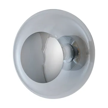 Horizon surface wall lamp - Clear-silver, Ø29 cm - EBB & FLOW