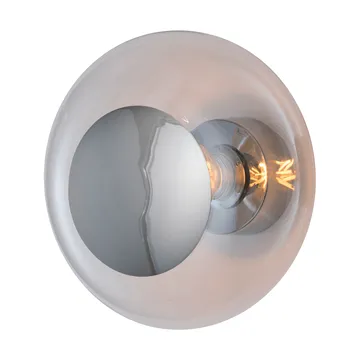 Horizon surface wall lamp - Clear-silver, Ø29 cm - EBB & FLOW