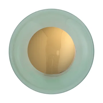 Horizon surface wall lamp - Forest green, Ø25 cm - EBB & FLOW
