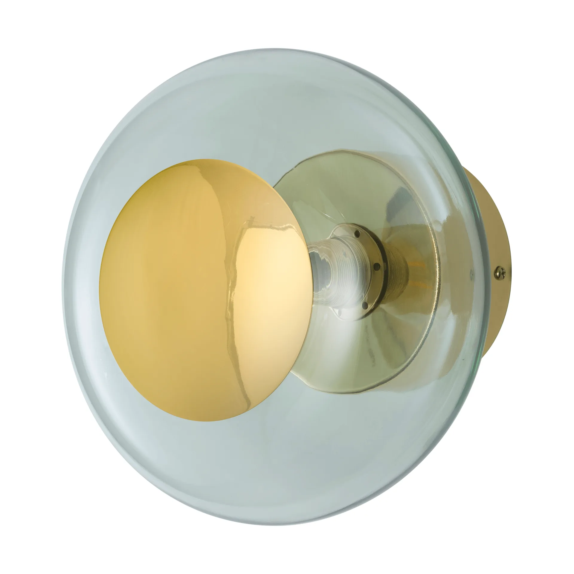 Horizon surface wall lamp, Forest green, Ø25 cm EBB & FLOW