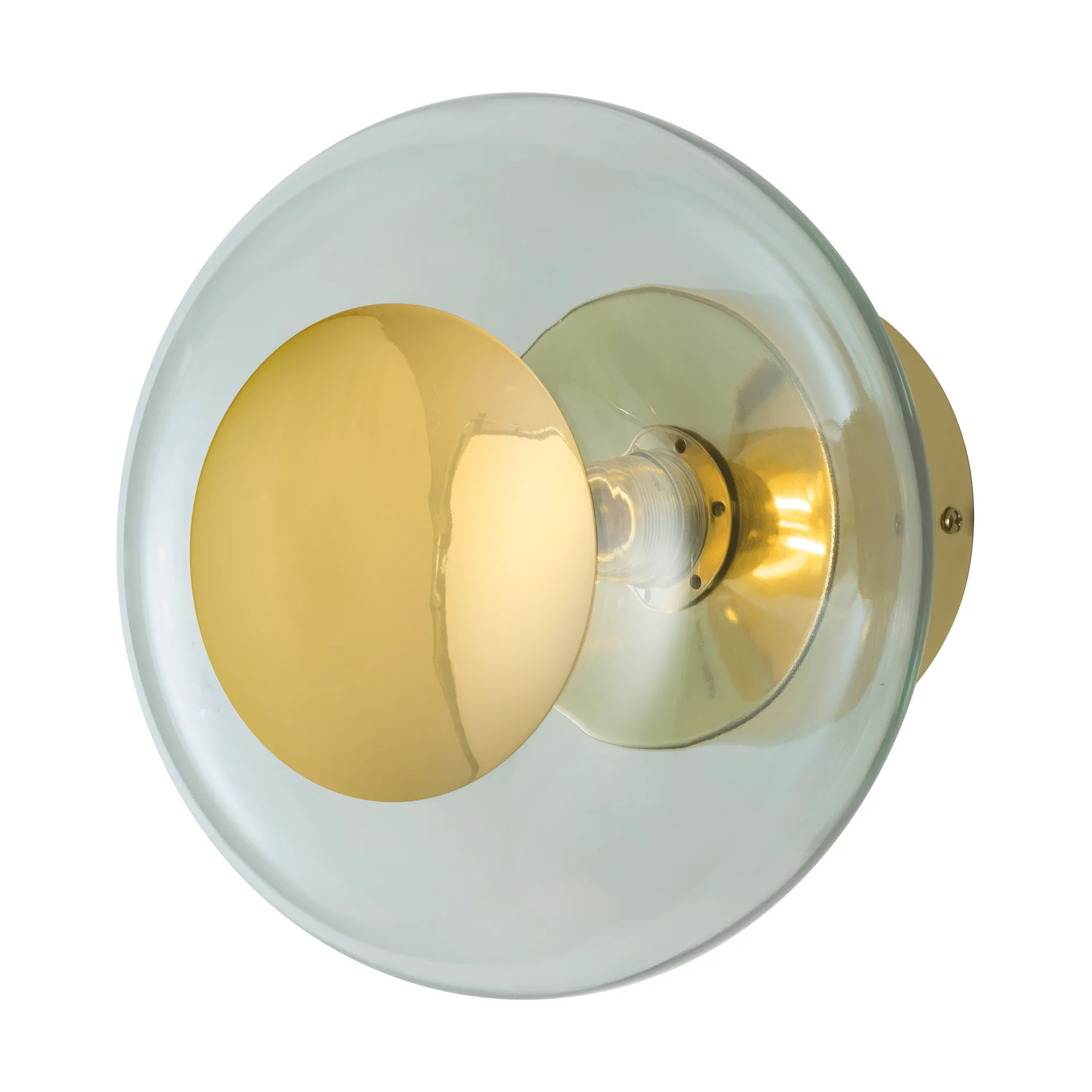 Horizon surface wall lamp, Forest green, Ø25 cm EBB & FLOW