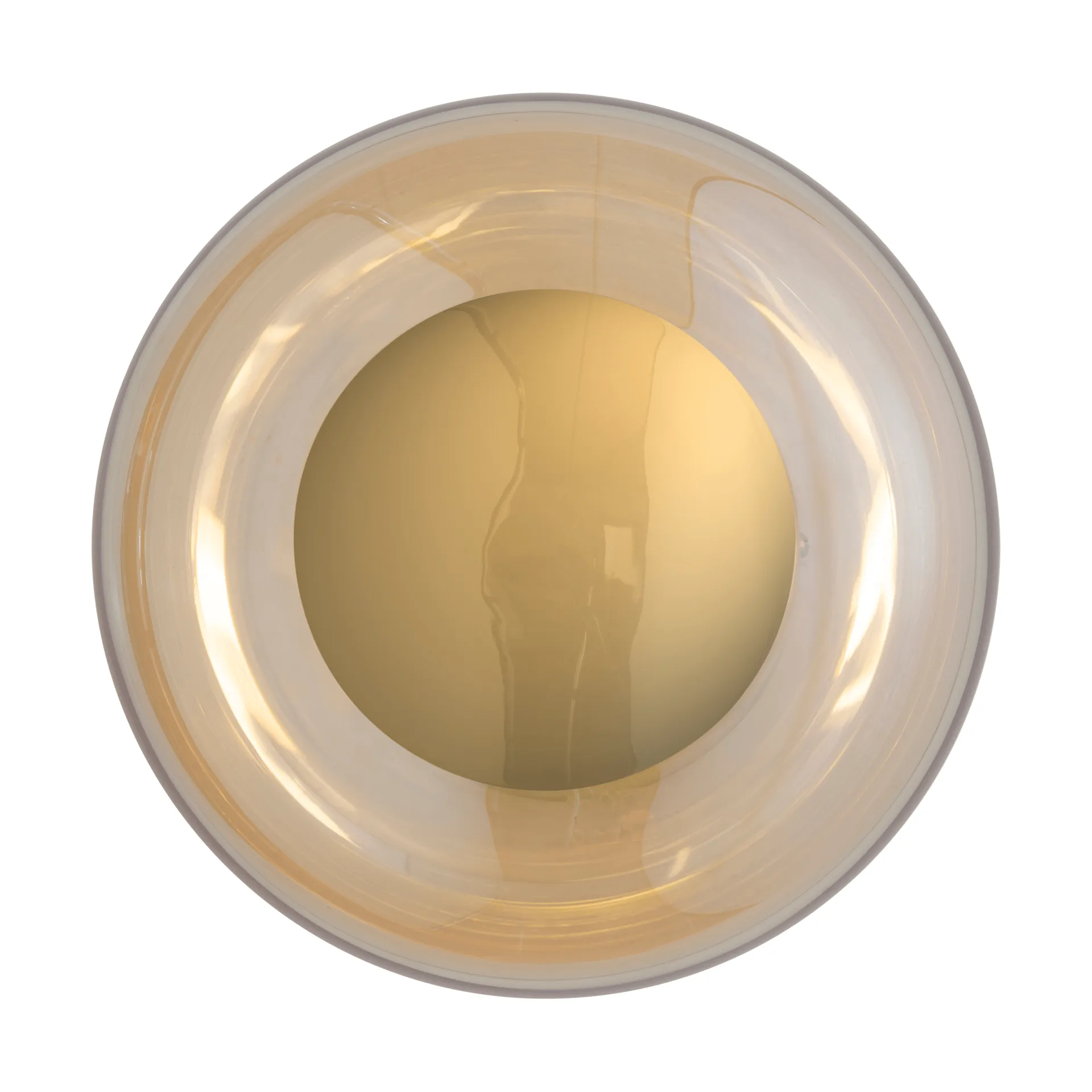 Horizon surface wall lamp, Golden smoke, Ø25 cm EBB & FLOW