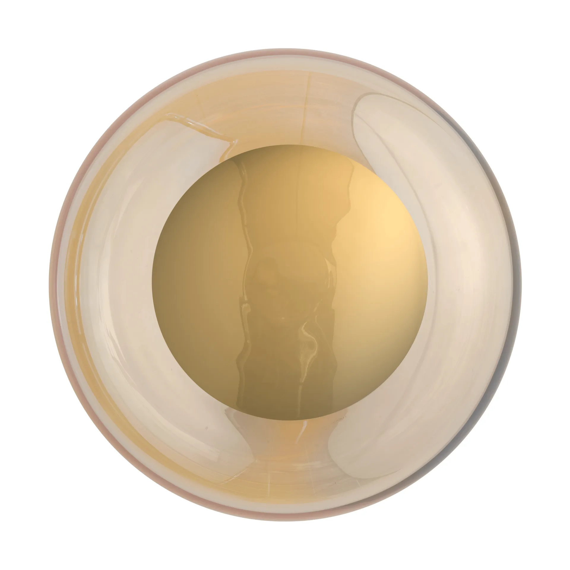 Horizon surface wall lamp, Golden smoke, Ø29 cm EBB & FLOW