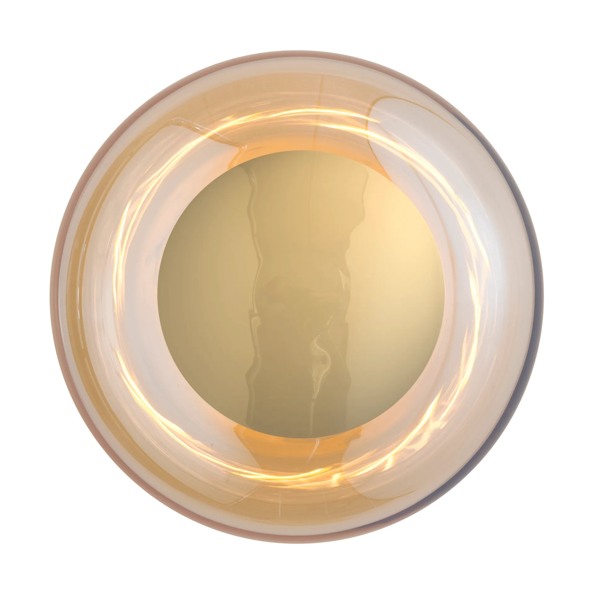 Horizon surface wall lamp, Golden smoke, Ø29 cm EBB & FLOW