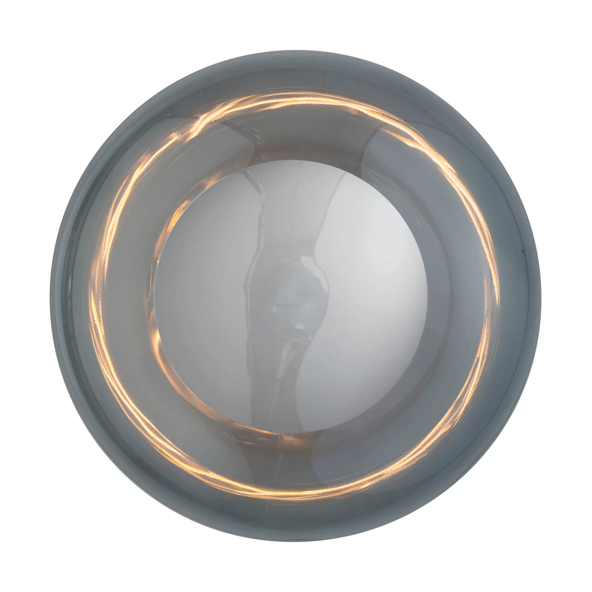 Horizon surface wall lamp, Smokey grey, Ø36 cm EBB & FLOW
