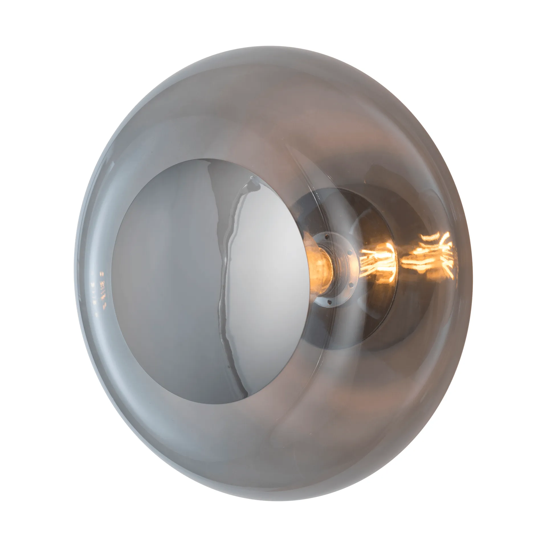 Horizon surface wall lamp, Smokey grey, Ø36 cm EBB & FLOW
