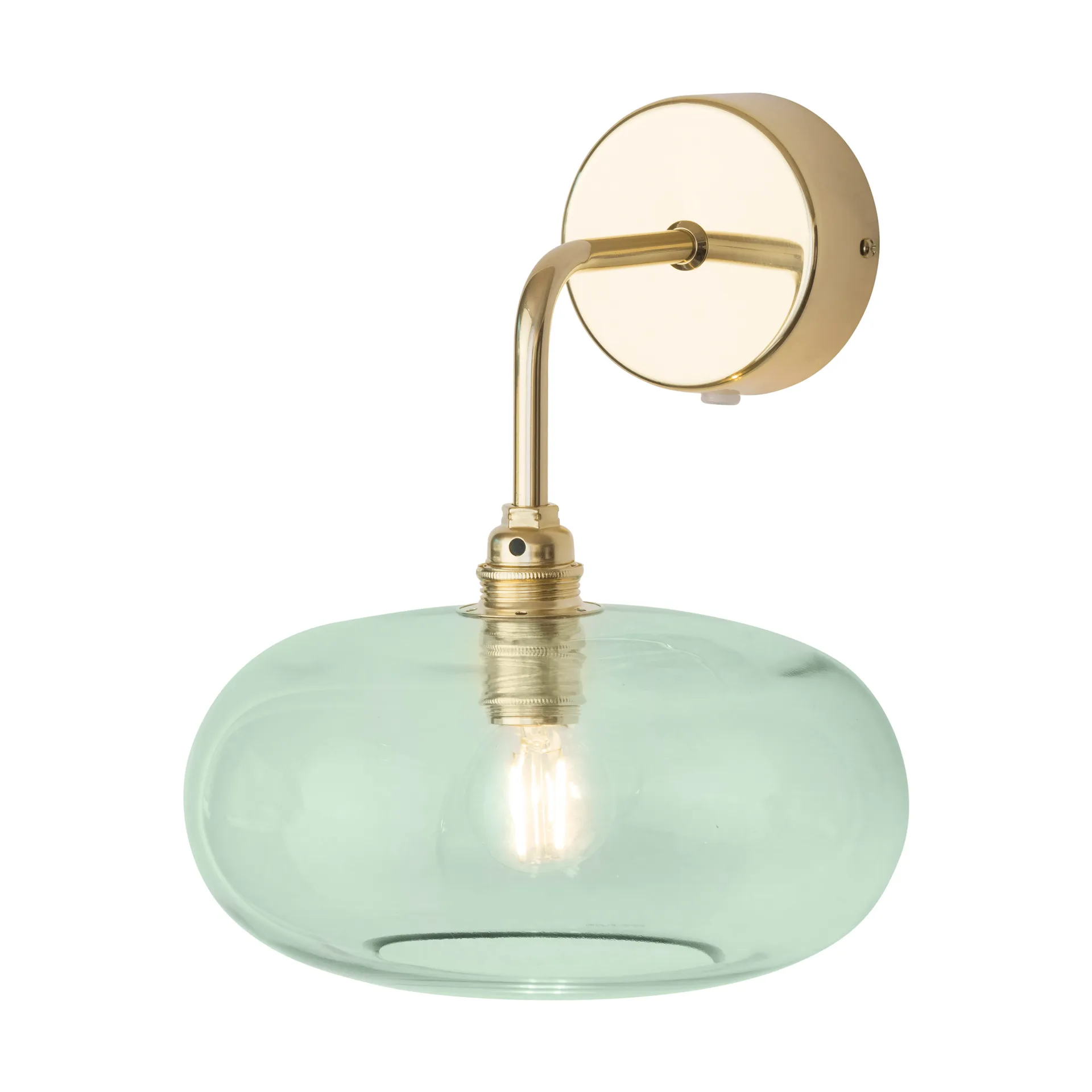 Horizon wall lamp, Forest green EBB & FLOW