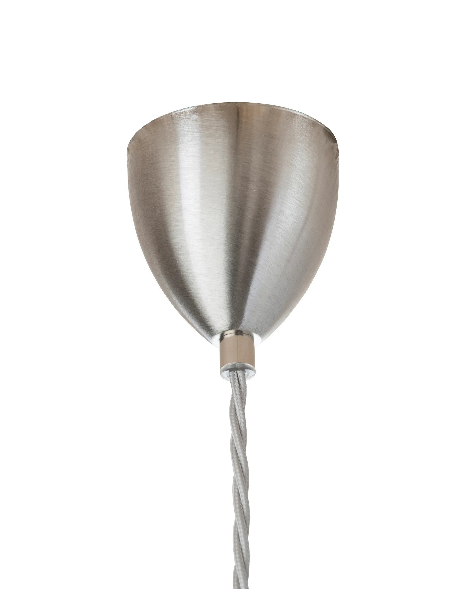 Rowan ceiling lamp Crystal Ø 22 cm, small + silver-coloured cord EBB & FLOW