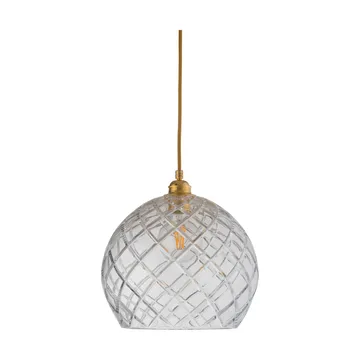 Rowan pendant lamp L, Ø 28 cm - Crystal, large check - EBB & FLOW
