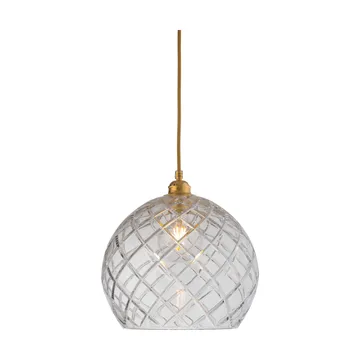 Rowan pendant lamp L, Ø 28 cm - Crystal, large check - EBB & FLOW