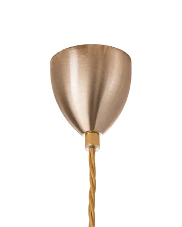 Rowan pendant lamp M, Ø 22 cm - chestnut brown - EBB & FLOW