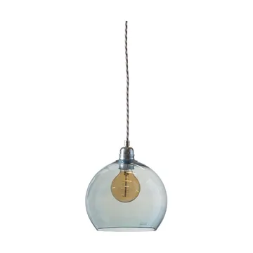 Rowan pendant lamp M, Ø 22 cm - Topaz blue - EBB & FLOW