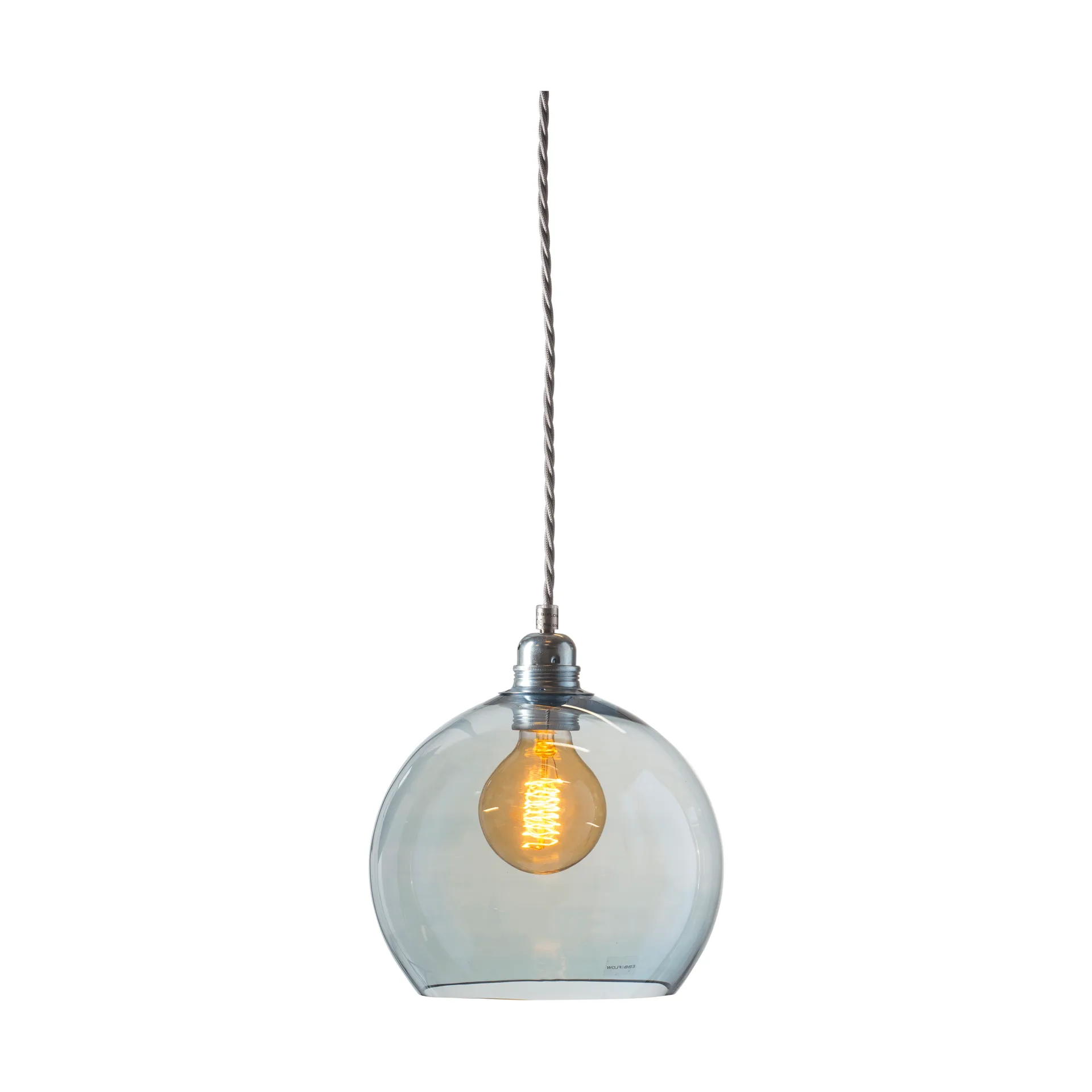 Rowan pendant lamp M, Ø 22 cm, Topaz blue EBB & FLOW