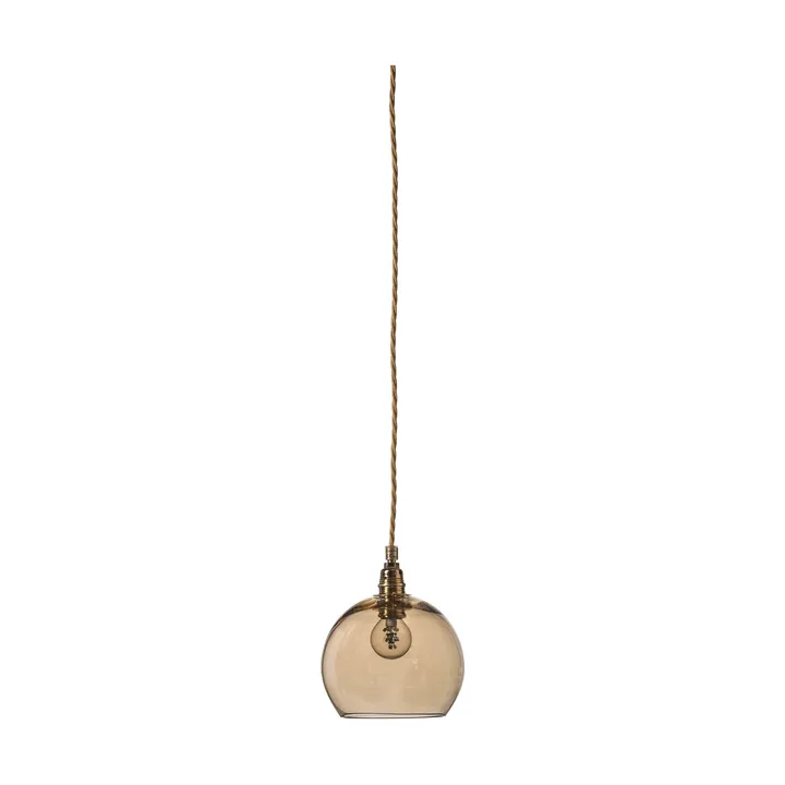 Rowan pendant lamp S, Ø 15 cm - Golden smoke - EBB & FLOW