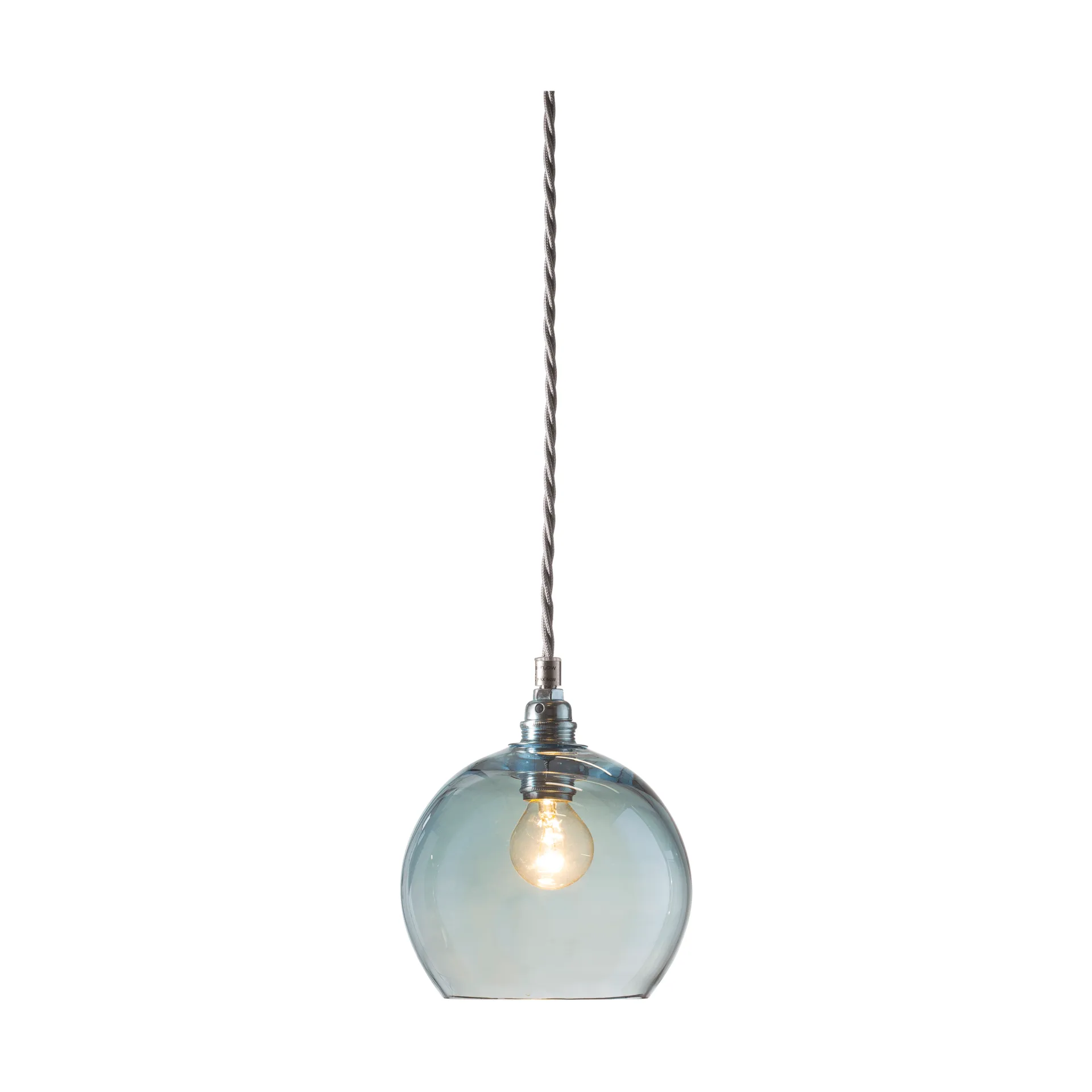 Rowan pendant lamp S, Ø 15 cm, Topaz blue EBB & FLOW